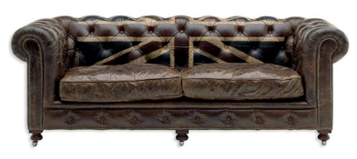 ANDREW MARTIN REBEL UNION CHESTERFIELD SOFA SETTEE