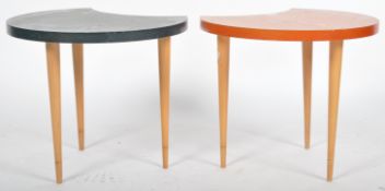 HABITAT - MATCHING PAIR OF CONTEMPORARY SIDE / LAMP TABLES