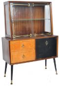 RETRO VINTAGE 20TH CENTURY WALNUT SIDEBOARD CABINET