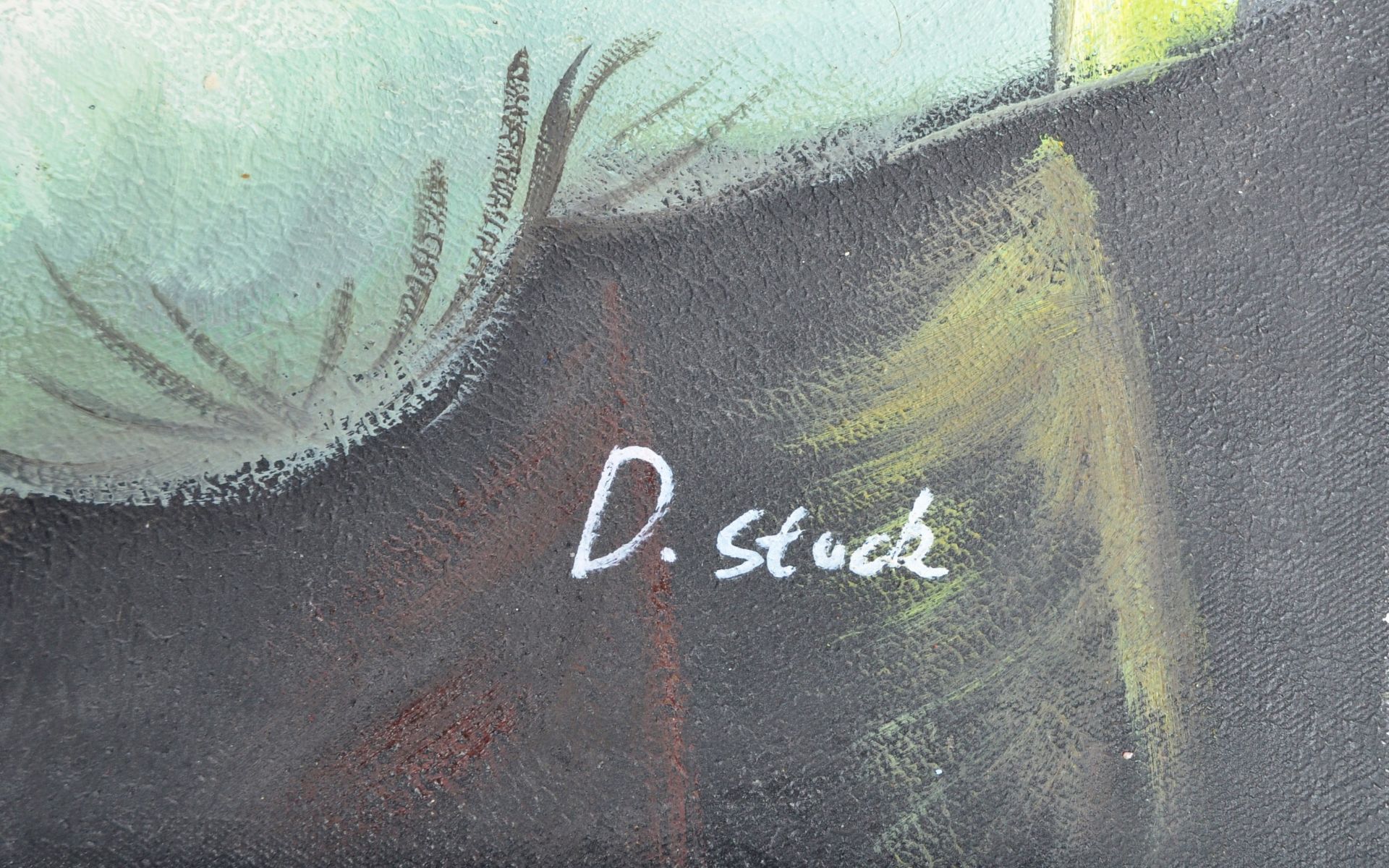 D STACK - 20TH CENTURY SURREAL OIL ON CANVAS PAINTING - Image 5 of 7
