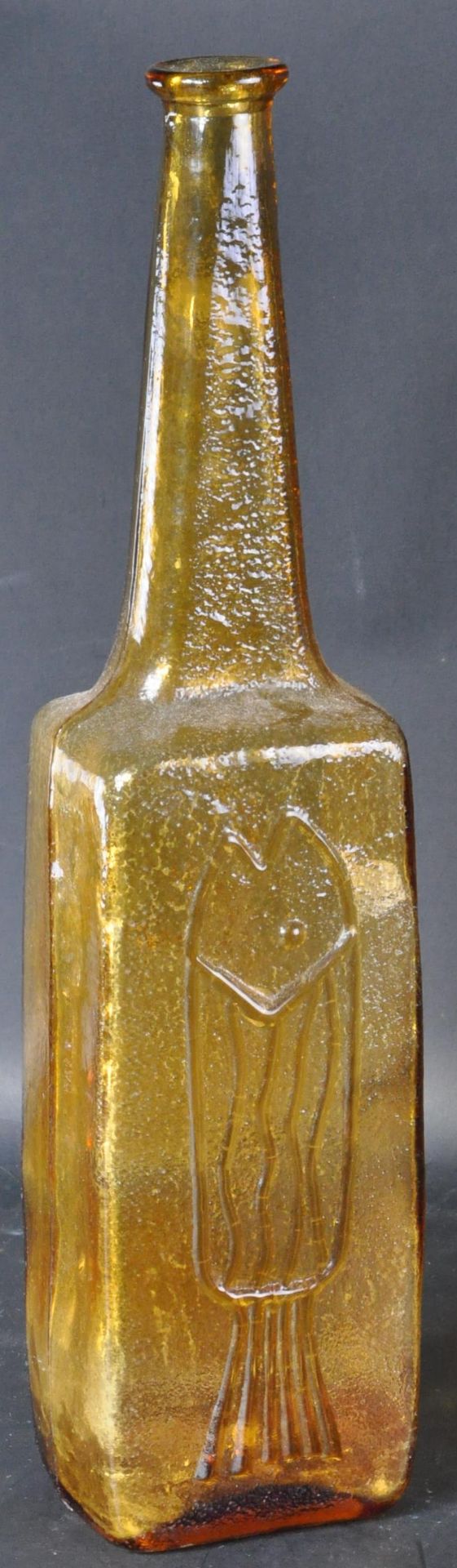 EMPOLI GLASS - COLLECTION OF FOUR AMBER COLOURED GENIE BOTTLES - Bild 4 aus 9