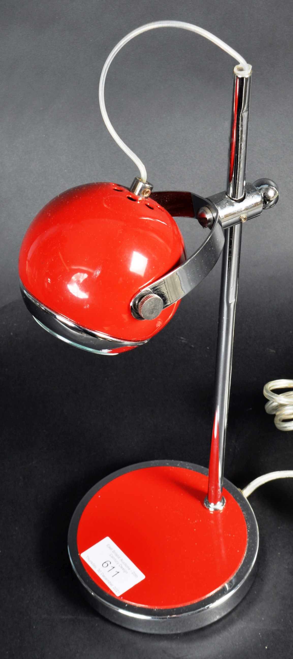 20TH CENTURY RETRO SPUTNIK EYEBALL DESK / TABLE LAMP LIGHT - Image 2 of 6