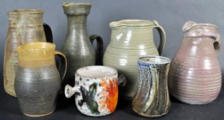 MIXED COLLECTION OF STUDIO ART POTTERY, LEACH, PETER TURNER