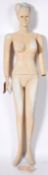 VINTAGE MID 20TH CENTURY FULLY BODY FEMALE MANNEQUIN