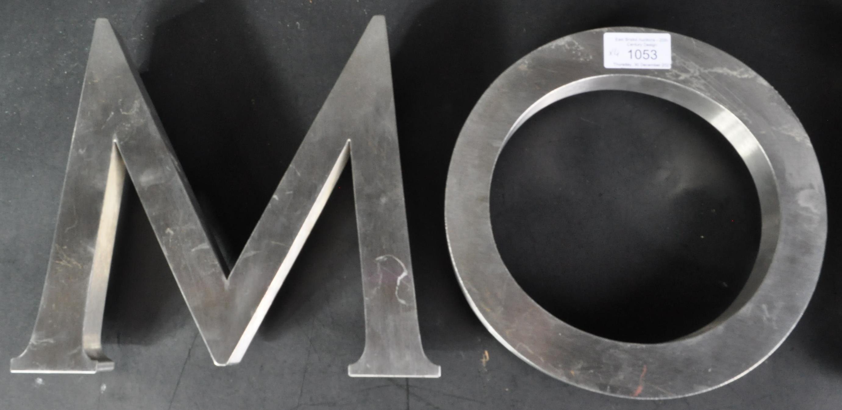 MOET CHANDON - ADVERTISING POLISHED ALUMINIUM LETTERS - Image 2 of 3