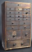EARLY 20TH CENTURY INDUSTRIAL SPECIMEN / WORKSHOP CHEST