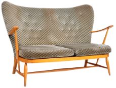 LUCIAN ERCOLANI - ERCOL MODEL 312 TWO SEATER WINGBACK SOFA