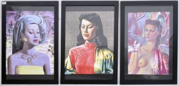 AFTER VLADIMIR TRETCHIKOFF - GROUP OF THREE PRINTS IN COLOURS