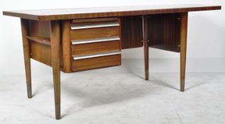 RETRO VINTAGE 1960'S DANISH TEAK WOOD WRITING TABLE DESK