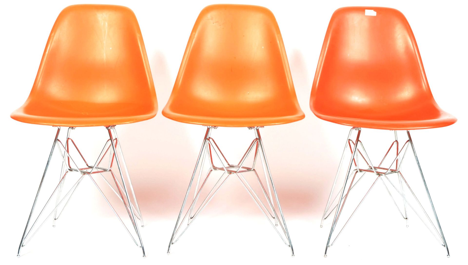 CHARLES & RAY EAMES FOR VITRA - SET OF SIX DSR EAMES PLASTIC CHAIRS
