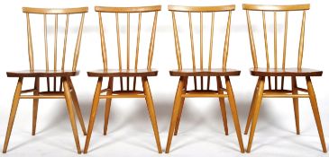 ERCOL - MODEL 608 ALL PURPOSE CHAIR - MATCHING SET OF FOUR