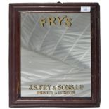 20TH CENTURY FRYS CHOCOLATE NOTATED ADVERTISING MIRROR