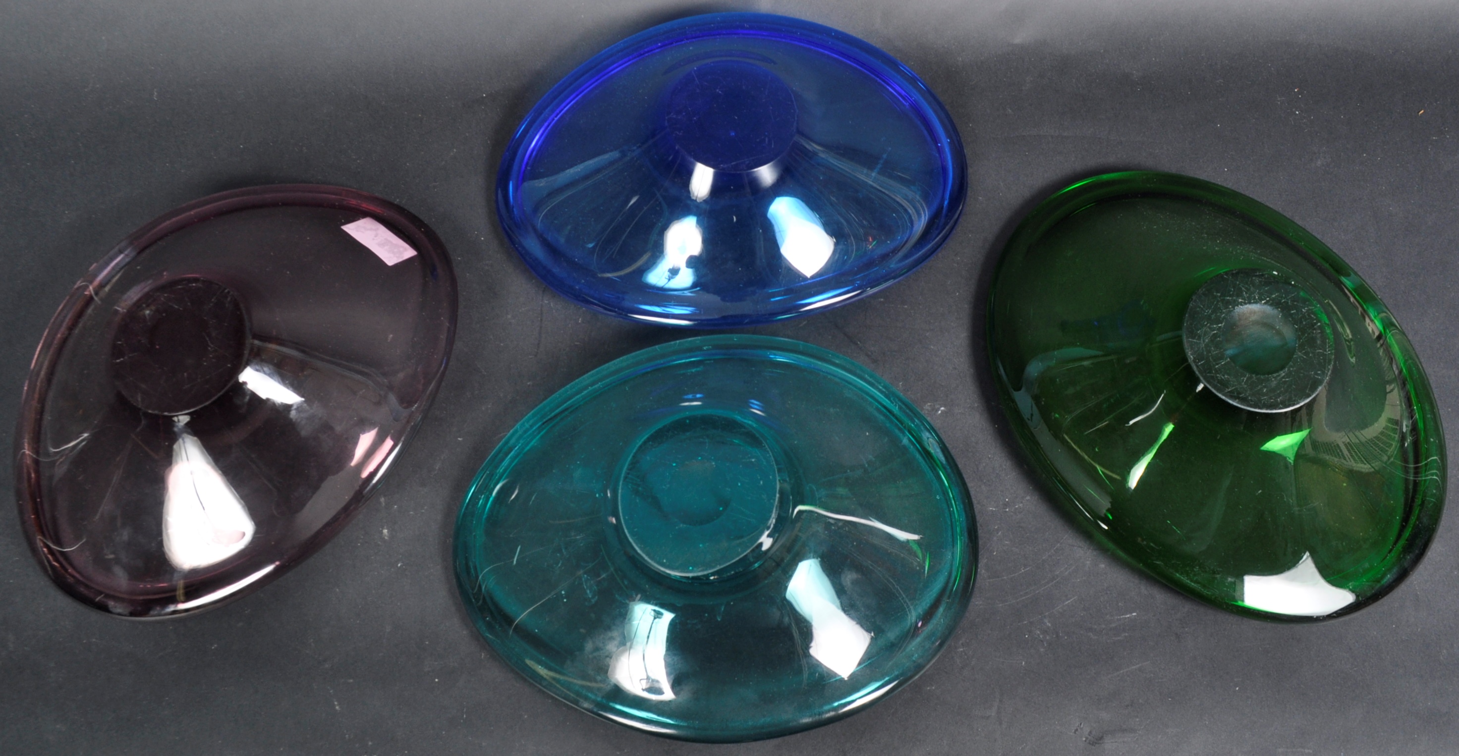 LOTTA PETTERSSON FOR IKEA - FOUR COLOURED GLASS DISHES - Image 6 of 6