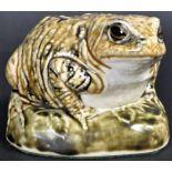 CLARE MCFARLANE - LIVING CERAMIC HAND PAINTED TOAD FIGURE