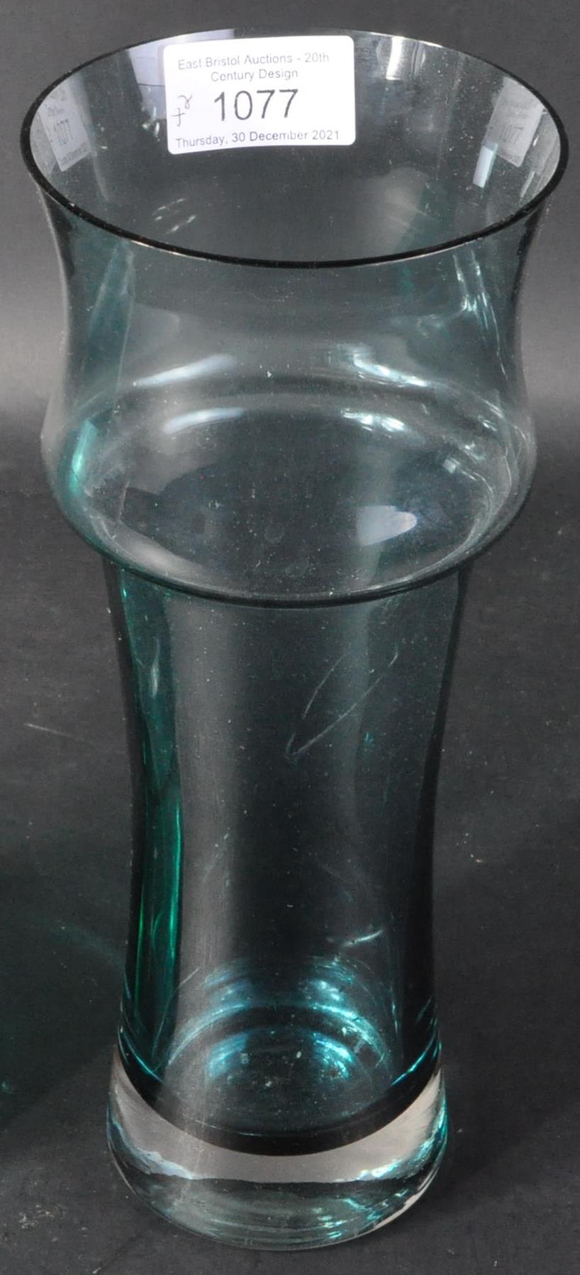 RIIHIMAKI - TWO RETRO MID CENTURY SCANDINAVIAN GLASS VASES - Image 5 of 6