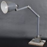 MEMLITE - 1950'S MID CENTURY INDUSTRIAL FACTORY DESK LAMP