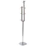 SPACE AGE CHROME FLOOR STANDING COAT STAND
