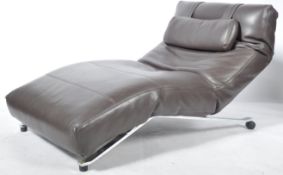 MANNER OF JENS JUUL EILERSEN - CONTROL LEATHER CHAISE LONGUE