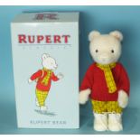 A modern Steiff Rupert Classic 'Rupert Bear (white)' limited-edition figure no.145/3000, with