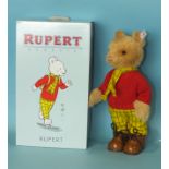 A modern Steiff Rupert Classic 'Rupert Bear (brown)' limited-edition figure no.106/1973, with