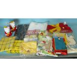 Two Rupert the Bear silk ties and a quantity of Rupert merchandise, including pyjamas, sweatshirt,