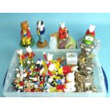 A collection of approximately twenty-five painted lead and metal Rupert the Bear and Friends figures