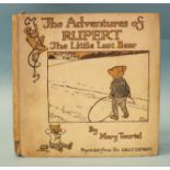 Tourtel (Mary), The Adventures of Rupert, The Little Lost Bear, 1st edition, pictorial bds,