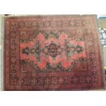 A 20th century Oriental rug, 150 x 210cm.