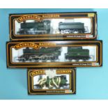 Mainline OO gauge, 37-053 BR 4-6-0 Standard Class 4 locomotive RN75001; 37-058 GWR 0-6-0 2251