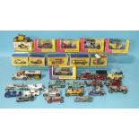 Dinky Toys, 109 Gabriel Model T Ford, (boxed) and a collection of Matchbox Models of Yesteryear