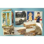 Approximately 100 postcards and ephemera including two Mabel Lucie Attwell cards and