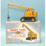 Dinky Toys: 971 Coles Mobile Crane, (boxed with packing).