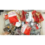 A large quantity of modern costume jewellery, much of it in retailers bags and tagged.