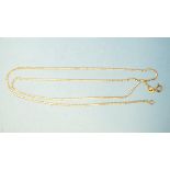 An 18ct yellow gold serpentine-link neck chain, 52.5cm long, 5g.