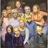 Robert Oscar Lenkiewicz (1941-2002) FAMILY GROUP, MR & MRS PHILLIPS, CHILDREN AND GRANDCHILDREN