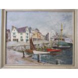 C Herbert BARBICAN Oil on board, 34 x 44.5cm, signed and titled label verso, another view of the