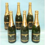 Haton Champagne Jean Noel, six bottles, (6).