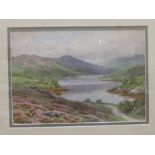 B Morrish, 'Mist Tor and Burrator Lake', signed watercolour, 18 x 27cm and Sue Mercer 'Sheepstor