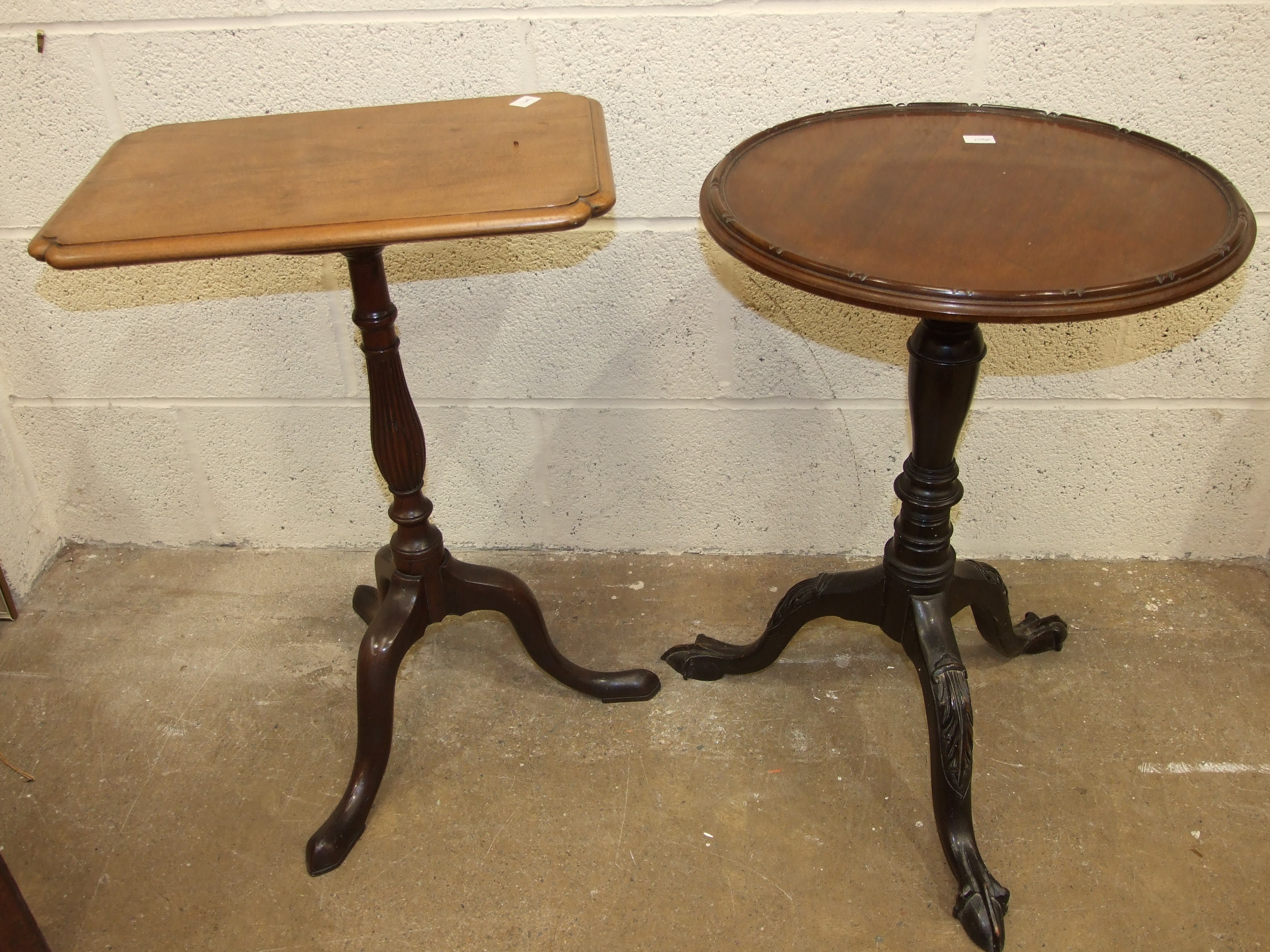 A late-19th century mahogany circular-top occasional table, on turned column and tripod support, - Image 2 of 2