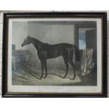 A coloured engraving, The Hermit, Winner of The Derby Stakes, Epsom, 1867, by Newminster out of