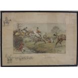 After Snaffles, 'Prepare To Receive Cavalry', a coloured lithograph, signed in pencil within the