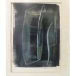 Marion Hauzeur Dumont MUSIQUE D'ARGENT Signed and indistinctly-dated 1971, 25 x 18cm.