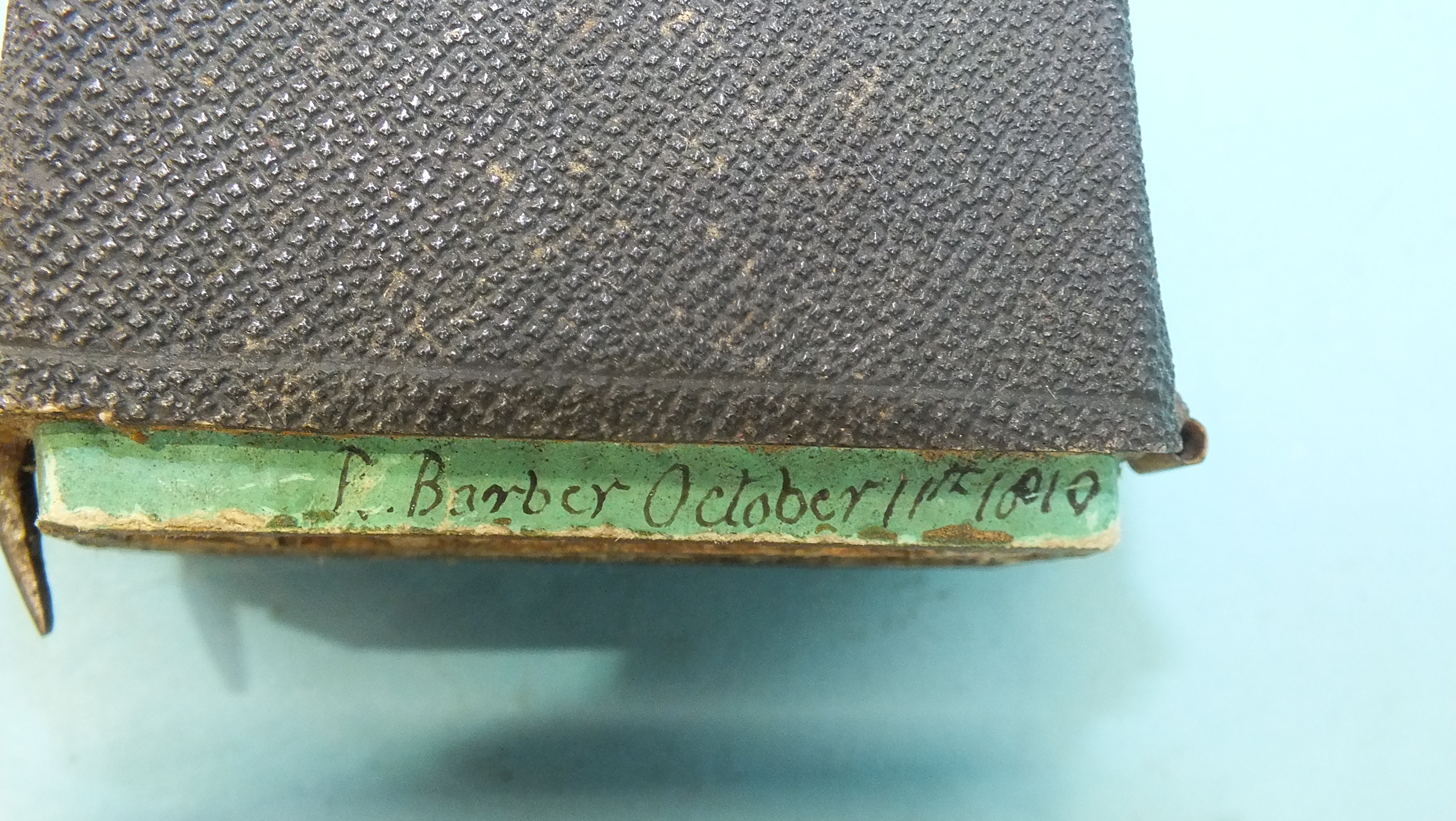 An early-19th century instrument set in fitted shagreen case, containing ivory scale rule, a folding - Image 3 of 3