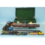 Hornby OO gauge, R370/1 Intercity 125, with coach, three other locomotives by Lima and Airfix, (