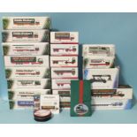 Atlas Editions, twenty boxed Eddie Stobart diecasts, with certificates, a set of Eddie Stobart