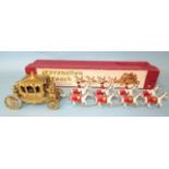 Lesney, a 1952 Coronation Coach, boxed, 38cm long, (corrosion to two wheels).