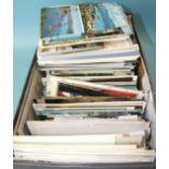 A large quantity of modern topographical postcards.
