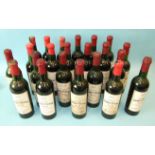 Chateaux Langoa-Barton 1959, half-bottles, shipped by Barton & Guestier, various levels, six with