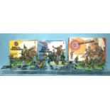 A collection of plastic military figures by Airfix, Britains, etc, (approximately 84).