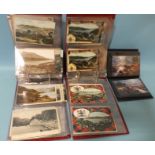 Approximately 200 postcards in three albums, mainly of Oban, Scotland, many RPs.